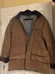 Giacca cappotto Polo Ralph Lauren uomo marrone cotone oliato foderato fienile da campo taglia media - Foto 1 di 5