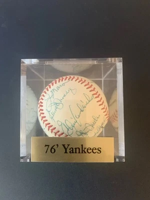 New York Yankees 1976. Various autographs from Dream Game - Image 1 of 4