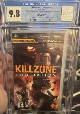 CGC 9.8 A++ - Killzone: Liberation T (Sony PSP 2006) FACTORY SEALED! - Image 1 of 3