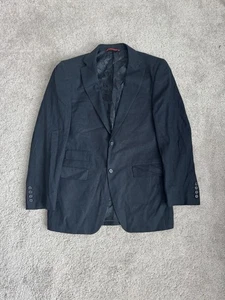 Bianco Brioni Loro Piana Super 150's 100% Linen Suit Jacket Blue US Sz 38R - Picture 1 of 9