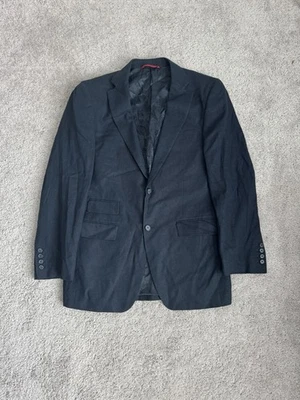 Bianco Brioni Loro Piana Super 150's 100% Linen Suit Jacket Blue US Sz 38R - Image 1 of 4