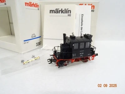 Märklin H0 3387 Dampflok BR 98 308 Glaskasten der DB in OVP JL2713 - Bild 1 von 3
