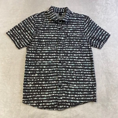 Volcom Mens AOP Printed Short Sleeve Button Down Shirt Casual S Small - Image 1 of 4