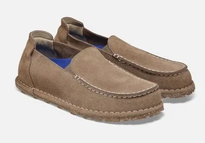 Scarpe uomo Birkenstock Utti pelle scamosciata slip-on grigio talpa taglia: M10 nuove con scatola - Foto 1 di 10