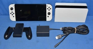 Nintendo Switch OLED Video Game Console HEG-001 White - Picture 1 of 3