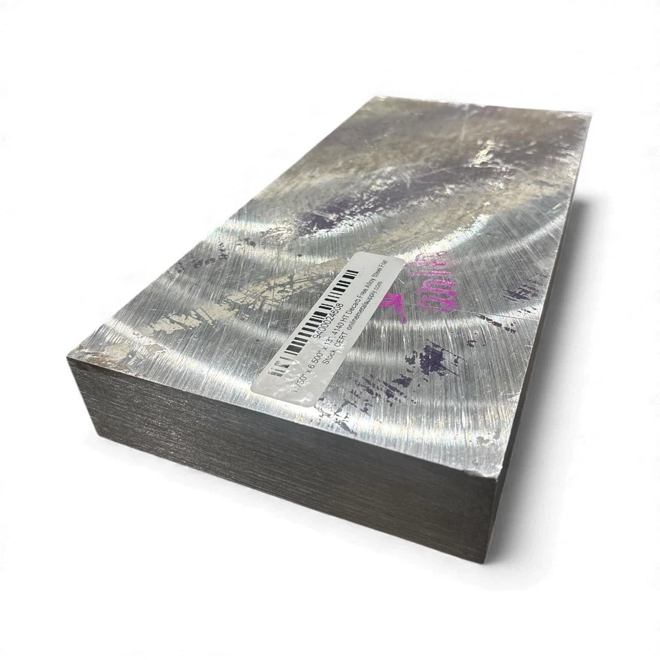 Culata plana de acero de aleación de 1-3/4" x 6-1/2" x 13", 4140 HT sin descarbros Foto 1 de 1