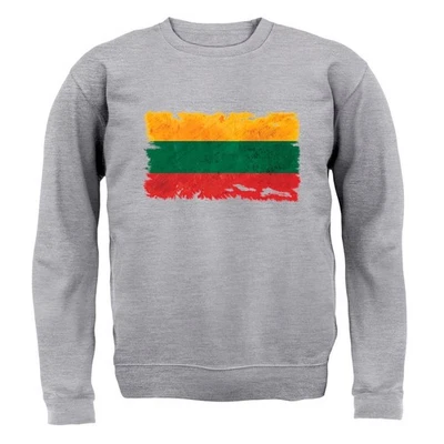 Sudadera Para Niños Con La Bandera De Lituania - Viaje A Vilnius, Europa, Trakai - Imagen 1 de 3