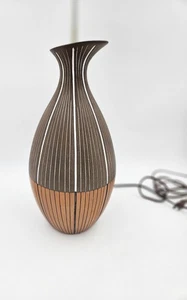 MCM Ugo Zaccagnini Italy Raymor Bitossi Ceramic Table Lamp #4000 Signed - Picture 1 of 9