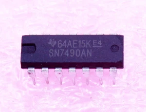 SN7490AN DÉCADA, DIVIDIDO POR DOCE Y CONTADORES BINARIOS - Lote de 3  - Imagen 1 de 1