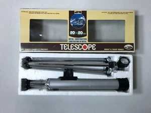 30 x 30mm Telescope Old Boxed 1970s Vintage Made in Japan Metal Construction Toy - Picture 1 of 11
