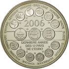 555095 Frankreich Medaille Leurope Des Xxv Derniere Annee Des 12 Pays De