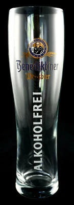 Benediktiner Weissbier Alkoholfrei Bier Beer Glas Gläser Bierglas Sahm 0,5 l NEU