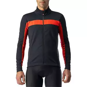 Castelli Mortirolo VI Giacca Ciclismo Uomo Nera Riflettente Bici Giro Traspirante - Foto 1 di 7