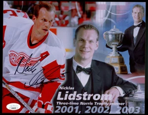 Nick Lidstrom Signed Autographed 8x10 Photo JSA AK60579 - Picture 1 of 2