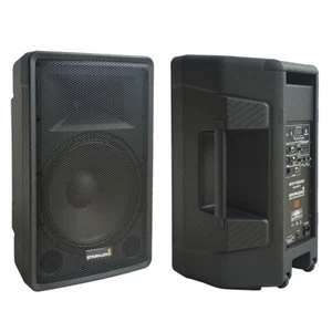 2-Way 15" Active Bluetooth Speaker PA Powered Karaoke Audio Speaker W/ TWS SD - Picture 1 of 24