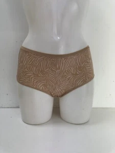 Ex M&S Zebra Print Short Briefs Knickers Pack Of 5 Size 6 8 10 16 22 - Picture 1 of 7