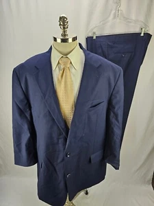 Apollo King Men's Blue Suit 56S 48 x 28, (can be lengthened by 2-3 inches) - Picture 1 of 7