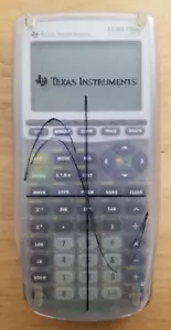 Texas Instruments TI-83 Plus Silver Edition Calcolatrice Grafica Trasparente PER RICAMBI - Foto 1 di 5
