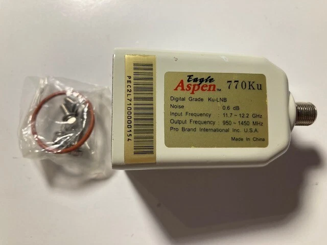 EAGLE ASPEN 770 banda Ku LNB 11,7-12,2 GHz=0,6 db==NUEVO=ENVÍO GRATUITO Foto 1 de 1