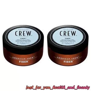 2 x American Crew Fiber Cream Mens Strong Hair Styling Product 85g - Picture 1 of 1