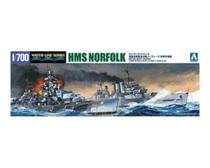 AOSHIMA 056691 1/700 WATERLINE HMS NORFOLK BATTLE OF NORTH CAPE - Picture 1 of 1