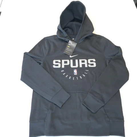 Nike NBA San Antonio Spurs Black Pullover Hoodie Youth 14/16 Large Cover