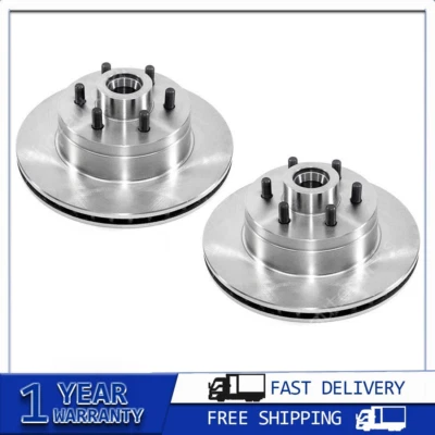 Conjunto de rotores de freno y buje para Dodge Dakota 1996 1995 1994 1993 1992 1991 Foto 1 de 3