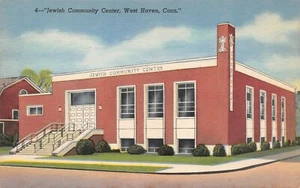 Centro Comunitario Judío Religioso Educativo Bldg West Haven, postal de 1940 CT - Imagen 1 de 2