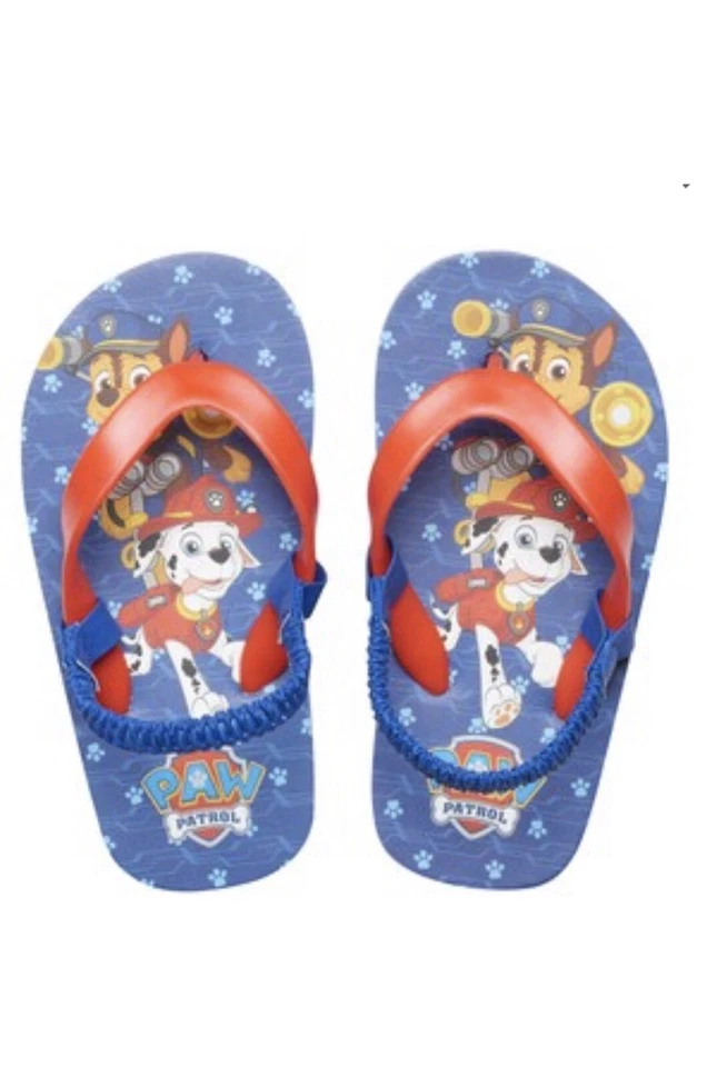 Nickelodeon PAW Patrol Toddler Boys Flip Flops Sandals Size Small 5-6 NWT Shoes - Image 1 of 1