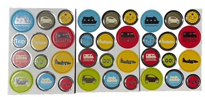 Travel Airplane, Train, Car Chipboard Scrapbook Sticker Embellishment - Picture 1 of 2