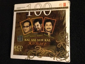 100 Hits Of KISHORE KUMAR, KAL AAJ AUR KAL Kumar Sanu, Abhijeet 6 CD Pack NEW - Picture 1 of 7