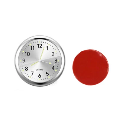 Pocket Mini Quartz Analog Watch Stick-On Clock  For Car Boat Truck Home Supply - Image 1 of 4