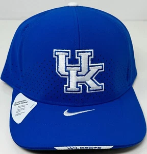 Nike Kentucky Wildcats On Field Team Issue Aerobill Flex Hat M/L - Picture 1 of 5