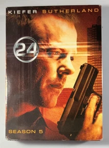 24 TV Series - Season Five DVD 7 Disc Box Set 2005 Complete Kiefer Sutherland VG - Picture 1 of 8
