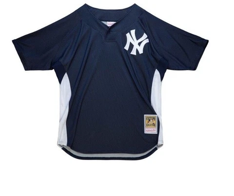 Authentic Mitchell & Ness N& Yankees #42 BP 2009 Baseball Jersey New Mens $130 Cover