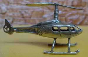 Figura de helicóptero de plata 800 italiana hecha a mano modelo en miniatura - Imagen 1 de 12