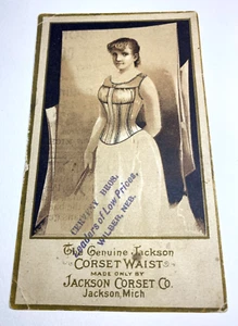 1880s The genuine Jackson corset waist advertising card - Picture 1 of 8