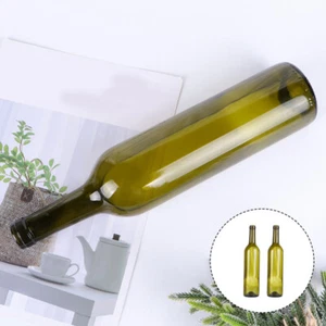2 Pcs Gla Candlestick Dekorative Flasche Desktop-Dekoration Teelichthalter - Bild 1 von 12