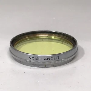 Voigtlander 47mm Push-On 301/47 G1 Yellow Filter for 50mm F1.5 Prominent Lens - Picture 1 of 6