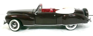Franklin Mint 1941 Lincoln Continental Mark I Die Cast, Burgundy - Picture 1 of 6