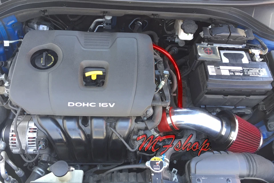 Kit de sistema de admisión de aire rojo para Hyundai Elantra 2017 2018 2019 2,0 L L4 + filtro Foto 1 de 1
