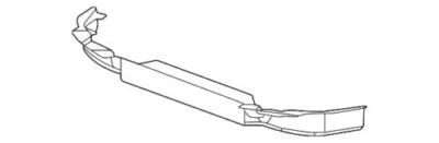 Genuine GM 2005-2006 Chevrolet Equinox LS LT Front End Fascia Deflector 05491291 — 第 1/2 张图片