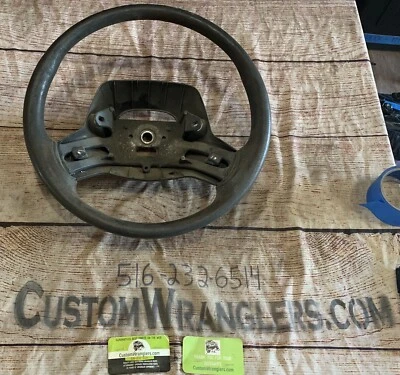 Volante de vinilo Jeep Wrangler TJ Cherokee XJ 1997 98 99 2000 2001 2002 Foto 1 de 4