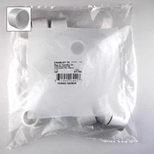 Charlotte Pipe PVC02116C0600 White PVC Slip Cap 1/2 in. - Picture 1 of 2