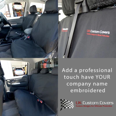 CUBIERTAS DE ASIENTO DELANTERAS TRASERAS TOYOTA HILUX 2013 INC BORDADO 139 140 BEM Foto 1 de 4