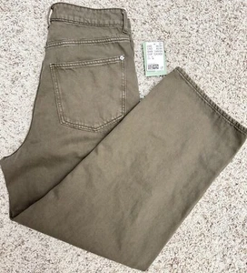 Women’s H&M Divided Jeans Brown 754126 High Waisted Wide Leg Loose Fit Size 6 - Picture 1 of 8
