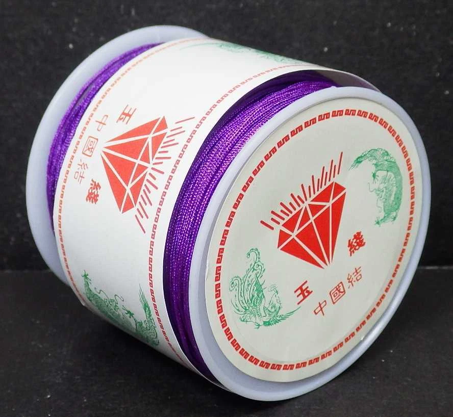 Cuerda de alambre de lavanda 50M CUERDA de collar cuentas 1 mm 10 piezas Foto 1 de 4