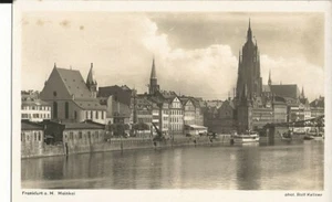 1920 Frankfurt / Main, Mainkai auf Postkarte, Deutsches Reich  AK - Bild 1 von 1