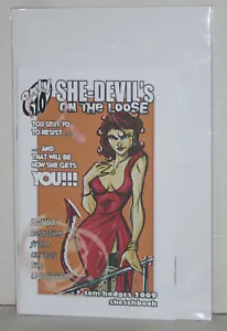 Tom Hodges Sketchbook She Devil's On The Loose 2009 SIGNED - Picture 1 of 1