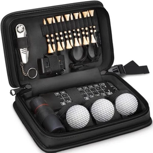 Golf Accessories Kit for Men, Golf Stuff Set with Leather Case, Golf Balls, G... - Picture 1 of 7
